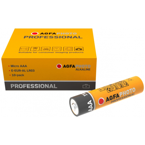 AgfaPhoto Confezione da 12 AgfaPhoto-Batterie allo zinco AAA LR3/160 mAh b5p 